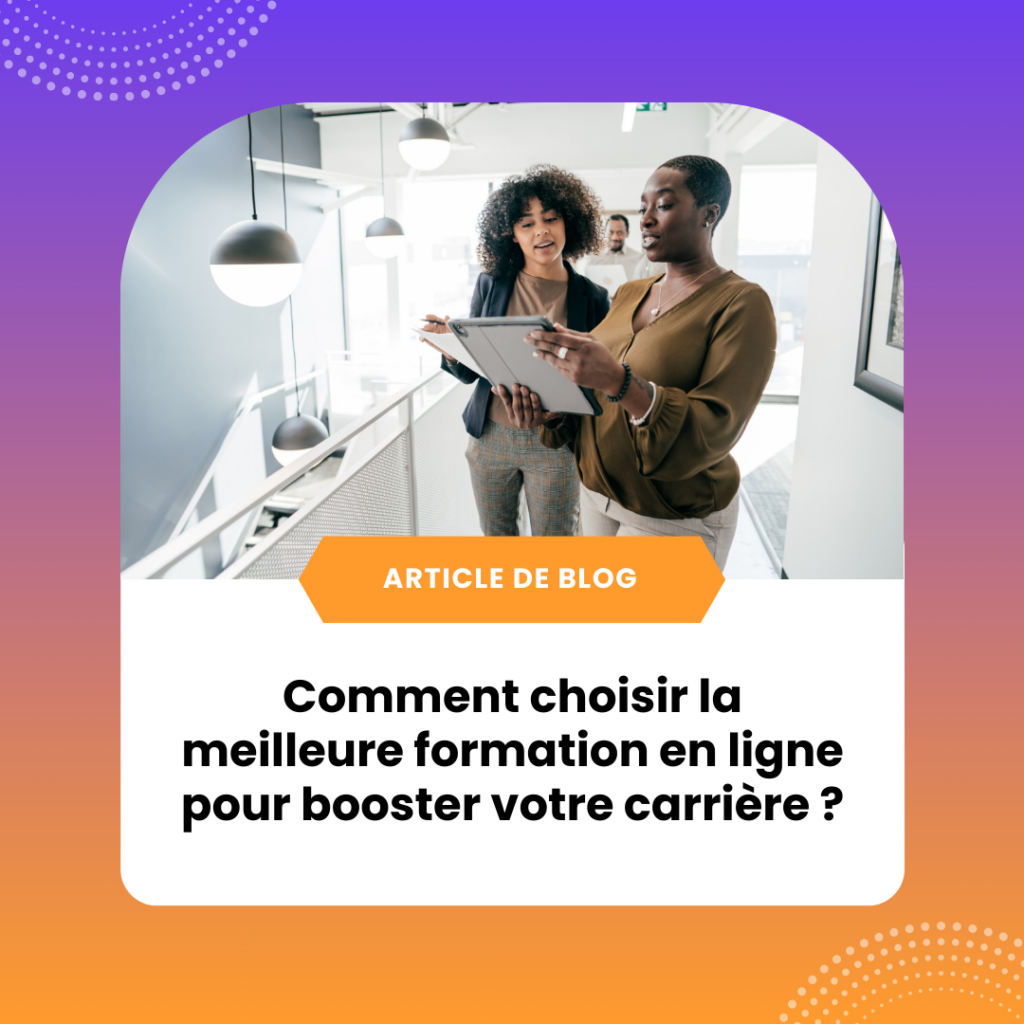 Choisissez La Meilleure Formation En Ligne Pour Votre Carri Re